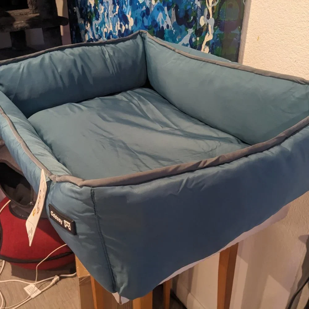 Cabbay Dog Bed for Medium Dog, Cat Bed - Blue